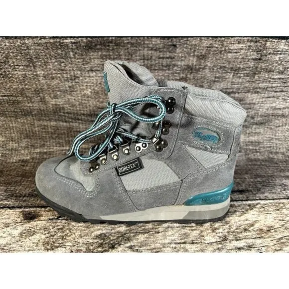 Vasque Clarion Gore Tex Hiking Suede Boots 7567-1 Womens Size 8.5 Gray