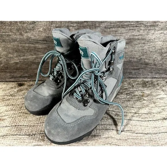 Vasque Clarion Gore Tex Hiking Suede Boots 7567-1 Womens Size 8.5 Gray