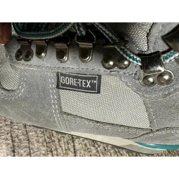 Vasque Clarion Gore Tex Hiking Suede Boots 7567-1 Womens Size 8.5 Gray
