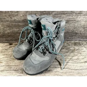 Vasque Clarion Gore Tex Hiking Suede Boots 7567-1 Womens Size 8.5 Gray