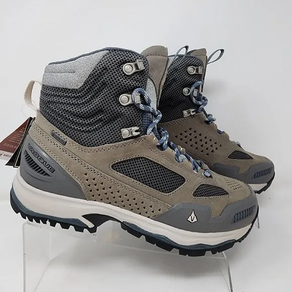Vasque Goretex Hiking Boots Womens 9.5 Grey Breeze AT GTX Vibram Trail Shoes