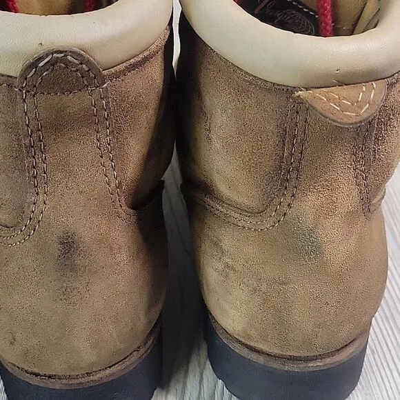 Vasque Skywalk Brown Suede Leather Hiking Boots Womens Size 7.5 Vintage