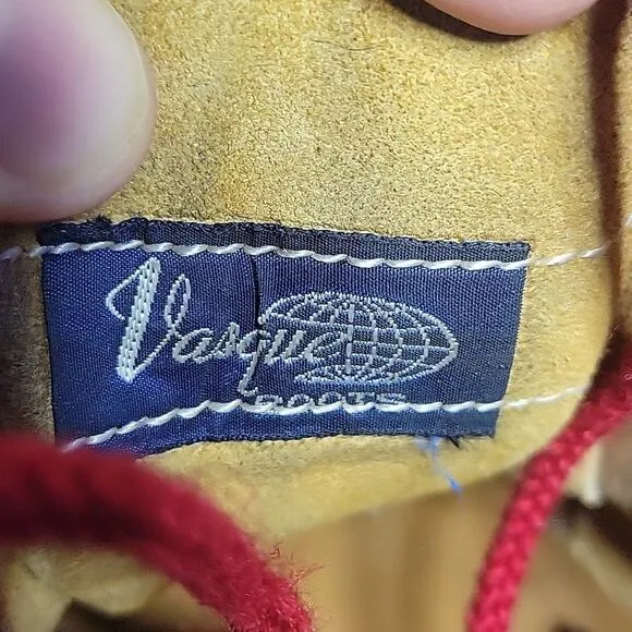 Vasque Skywalk Brown Suede Leather Hiking Boots Womens Size 7.5 Vintage