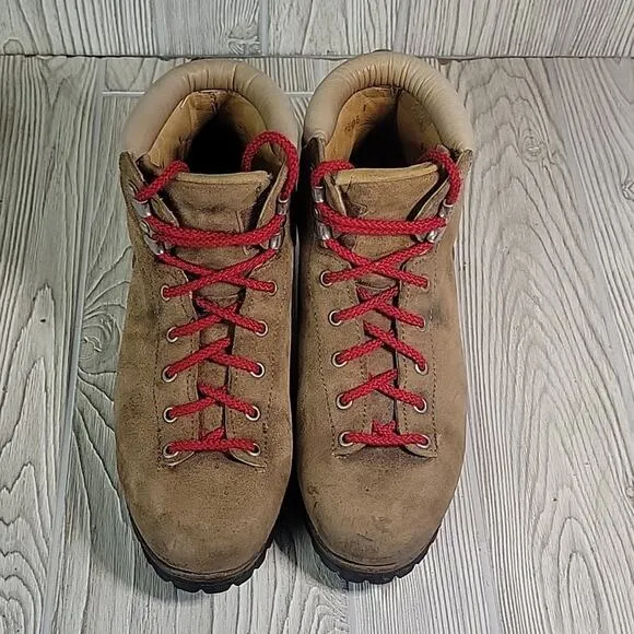 Vasque Skywalk Brown Suede Leather Hiking Boots Womens Size 7.5 Vintage