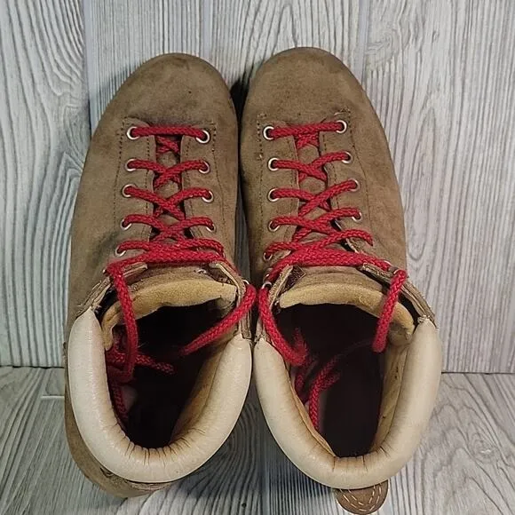 Vasque Skywalk Brown Suede Leather Hiking Boots Womens Size 7.5 Vintage