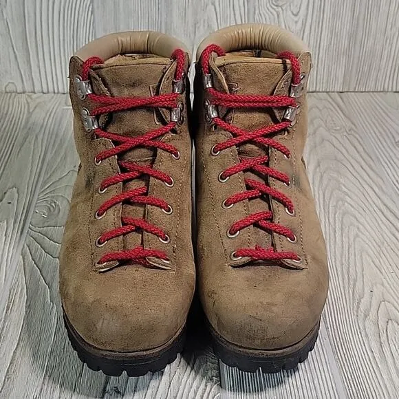 Vasque Skywalk Brown Suede Leather Hiking Boots Womens Size 7.5 Vintage