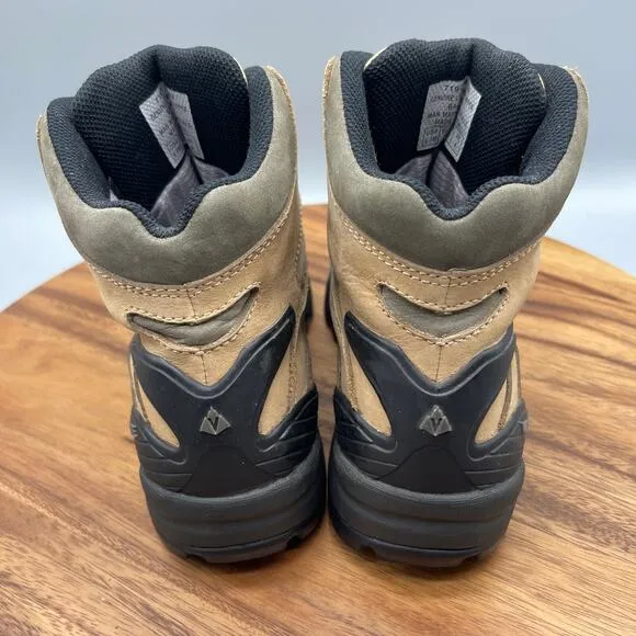 Vasque Wasatch Mid GTX Hiking Boots Womens Size 6.5 M Tan Waterproof Comfort