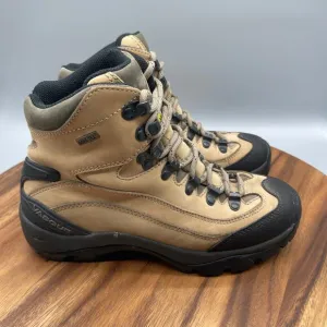 Vasque Wasatch Mid GTX Hiking Boots Womens Size 6.5 M Tan Waterproof Comfort