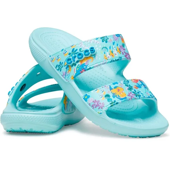 Vera Bradley/Disney/Crocs Little Mermaid Sandal Shoes Blue Water Men’s Size 12