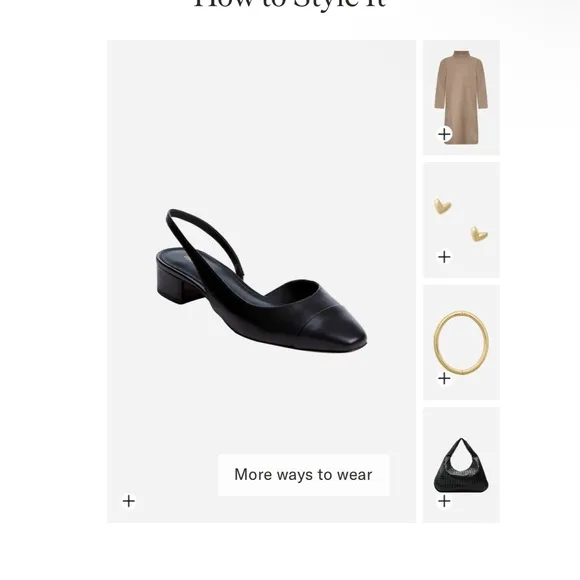 VERONICA BEARD Black Cecile Sling Back Flats