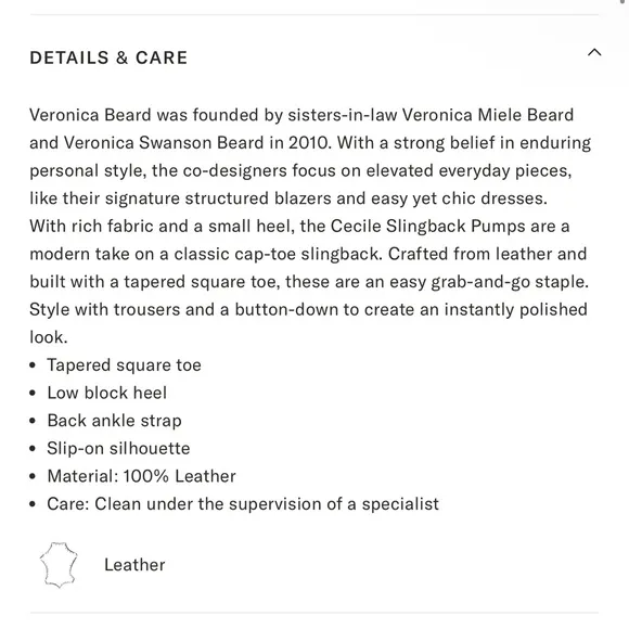 VERONICA BEARD Black Cecile Sling Back Flats