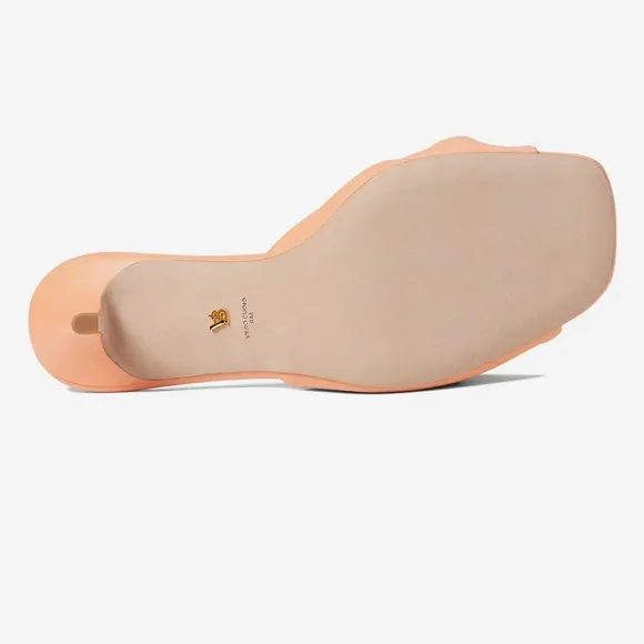 VERONICA BEARD Melli Apricot leather Sandal Size  6 women