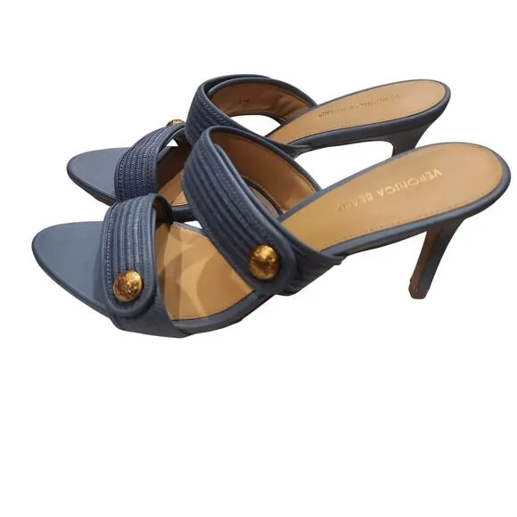 Veronica Beard Sona blue sandals size 8.5