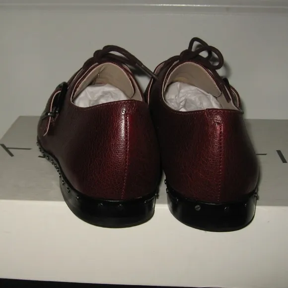 Via Spiga V-Ladonna Burgundy Leather Loafer 7.5