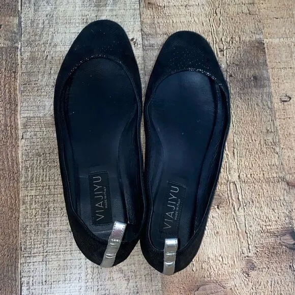 Viajiyu Round Toe Ballet Flats