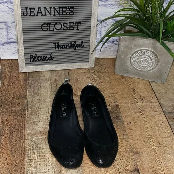 Viajiyu Round Toe Ballet Flats