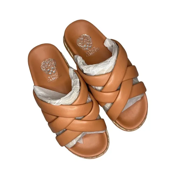 Vince Camuto Chavelle Braided Brown Sandals