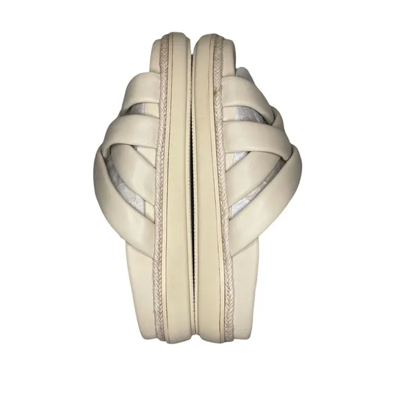 Vince Camuto Chavelle Braided Light Cream Sandals