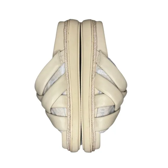 Vince Camuto Chavelle Braided Light Cream Sandals