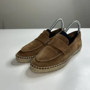 Vince Daria Espadrille Loafer Women’s 8 M Brown Suede Slip On Shoe Casual