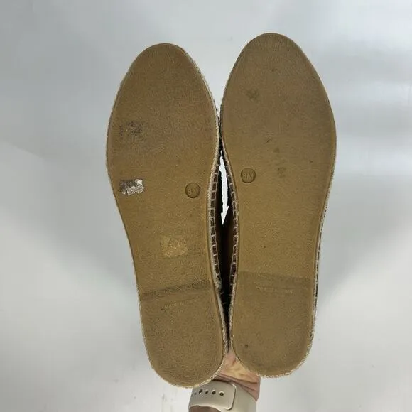 Vince Daria Espadrille Loafer Women’s 8 M Brown Suede Slip On Shoe Casual