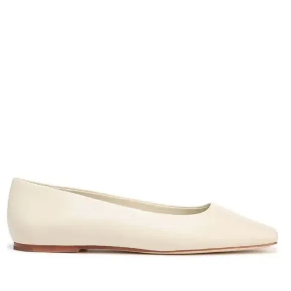VINCECesta Square Toe Ballet Flat Moonlight size 37.5 US 7.5