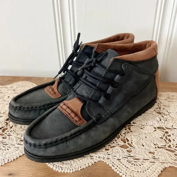 Vintage Etienne Aigner RARE Rustics Trail Ankle Hiking Boots 9.5