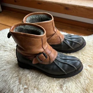Vintage FRYE Shearling Veronica Duck Boots
