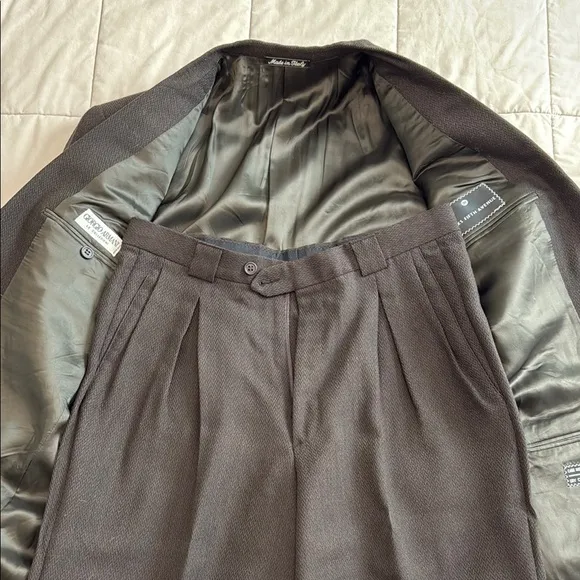 Vintage Giorgio Armani Brown Suit