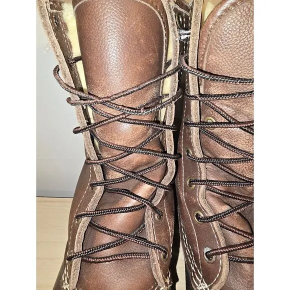 Vintage‎ L.L. Bean Shearling Lined Bean Boots womensSize 10