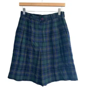 Vintage Marisa Christina Classics Plaid Shorts Size 8 Plaid High-Waisted Shorts