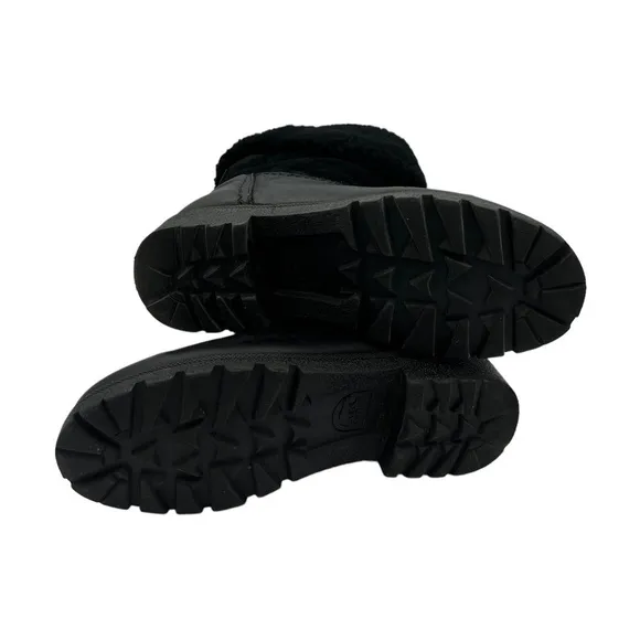 VINTAGE SOREL Shearling Boot Black