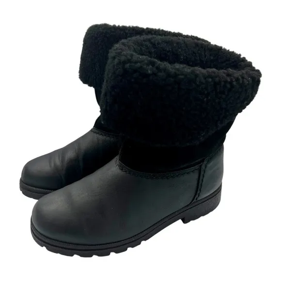 VINTAGE SOREL Shearling Boot Black