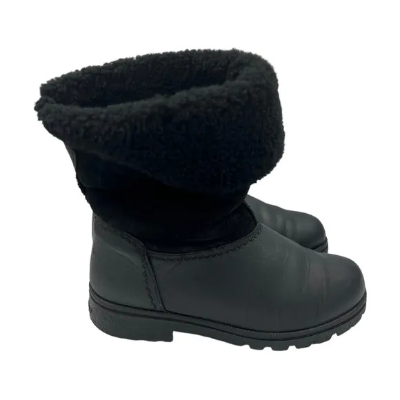 VINTAGE SOREL Shearling Boot Black