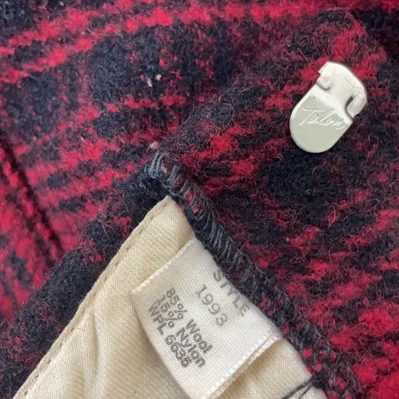 Vintage Woolrich Hunting Pants Buffalo Plaid Wool Antique Hunt Pant Red
