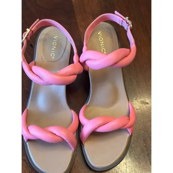Vionic Angelica Women's Kitten Heeled Sandals size 8