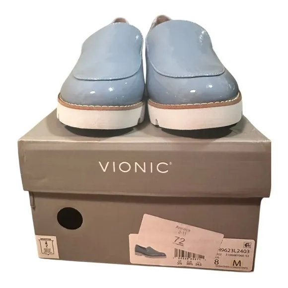 Vionic Kensley Women’s Slip-On Loafers - Size 8.0- Blue Shadow