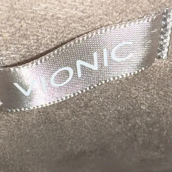 Vionic Sakura Slate Braid Knit Gray Outdoor Slippers Knit Upper Loafers Size 8