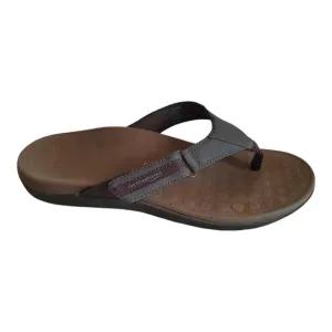 Vionic Tide Ryder Chocolate Orthaheel Orthopedic Flip-flop Thong Sandals Size 10