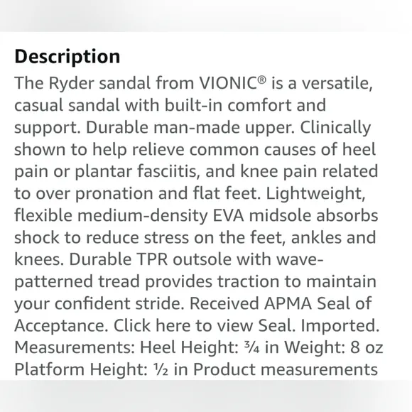 Vionic Tide Ryder Chocolate Orthaheel Orthopedic Flip-flop Thong Sandals Size 10