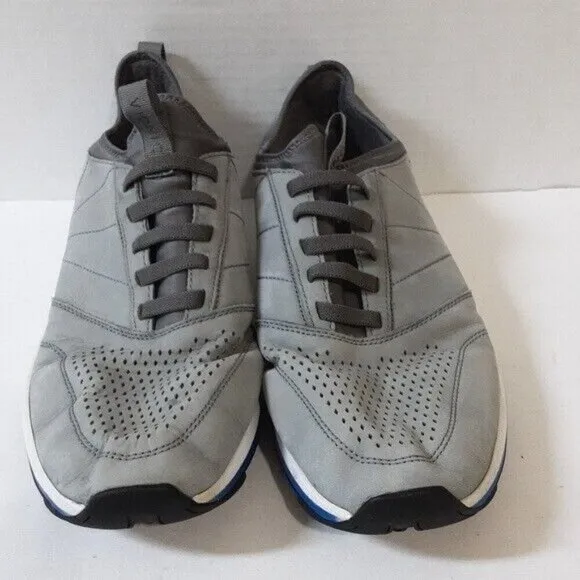 Vionic Trent men's athletic Grey Bleu sneakers size 12 casual office performance