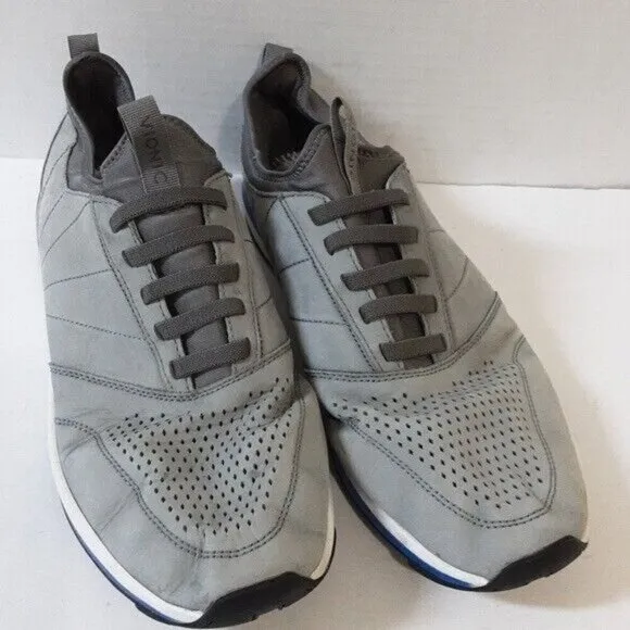 Vionic Trent men's athletic Grey Bleu sneakers size 12 casual office performance