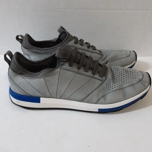 Vionic Trent men's athletic Grey Bleu sneakers size 12 casual office performance