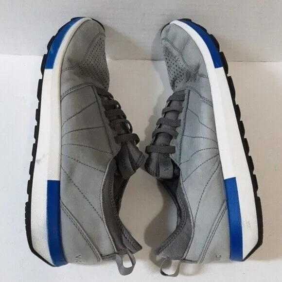 Vionic Trent men's athletic Grey Bleu sneakers size 12 casual office performance
