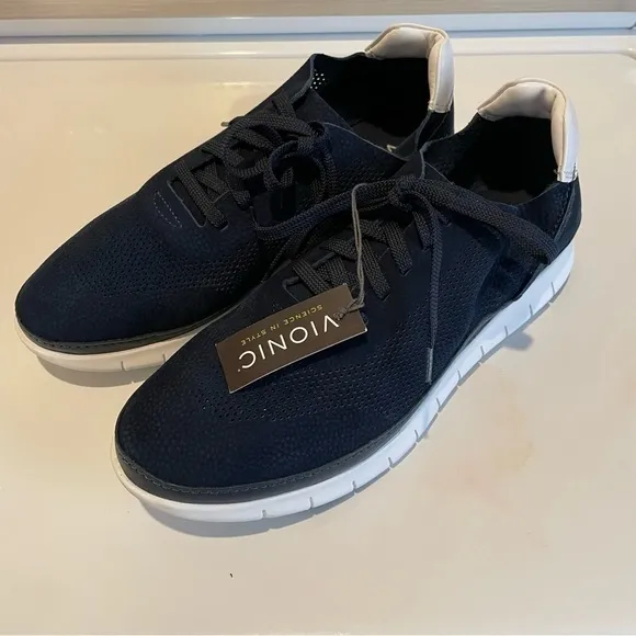 Vionic Tucker Lace-up Casual Sneaker Navy 9.5