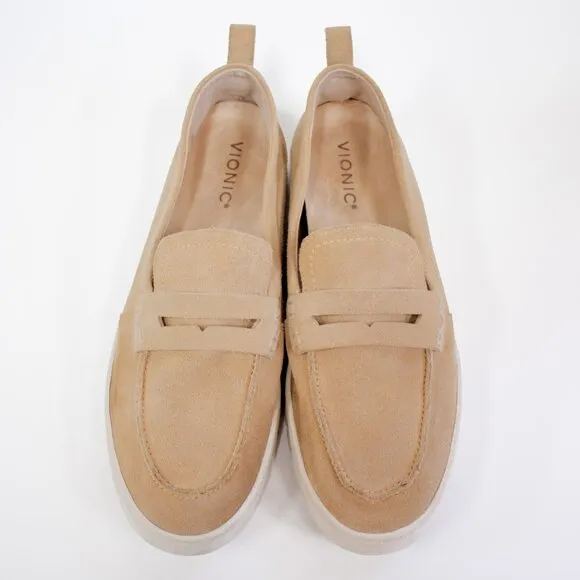 Vionic Uptown Women's Suede Penny Loafers Size 11