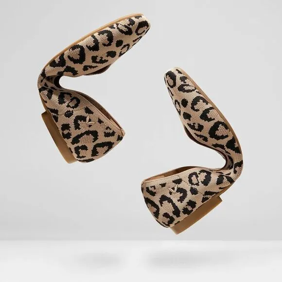VIVAIA Leopard Ballet Flats Comfortable Slip-On Shoes Casual EU/41‎ US/9.5