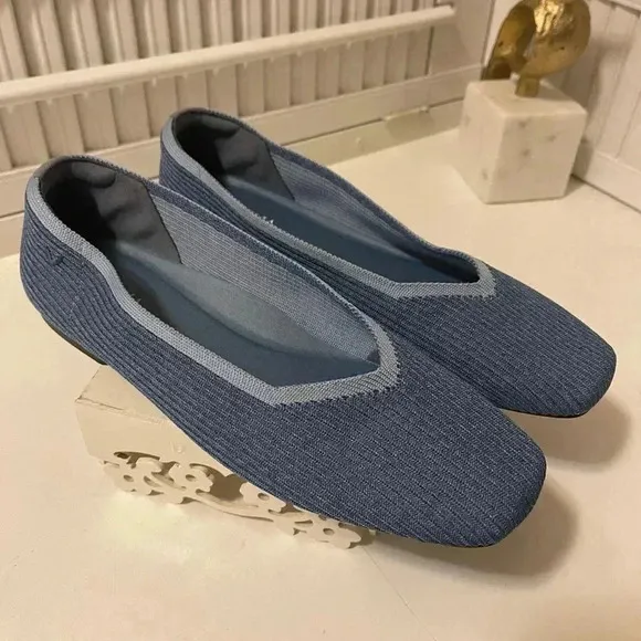 VIVAIA Square Flats for Women Margot 2.0 Ballet Flats Shoes Arch support
