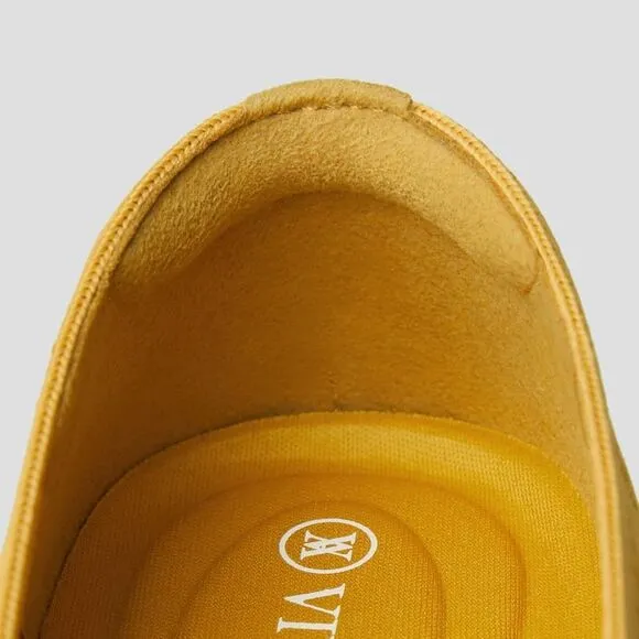 VIVAIA Square-Toe V-Cut Flats (Margot 2.0) EU38 US7-7.5‎