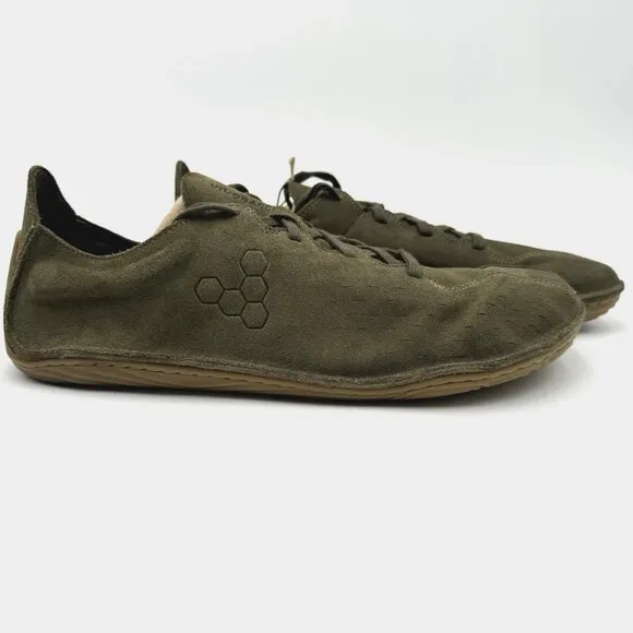 VivoBarefoot Men's Sensus Casual Hiking Sneakers Leather 309560-01 Dark Olive